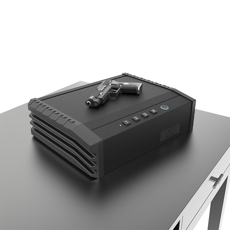 PS0110 Brankas Pistol Biometrik 2 Senjata Entri Atas